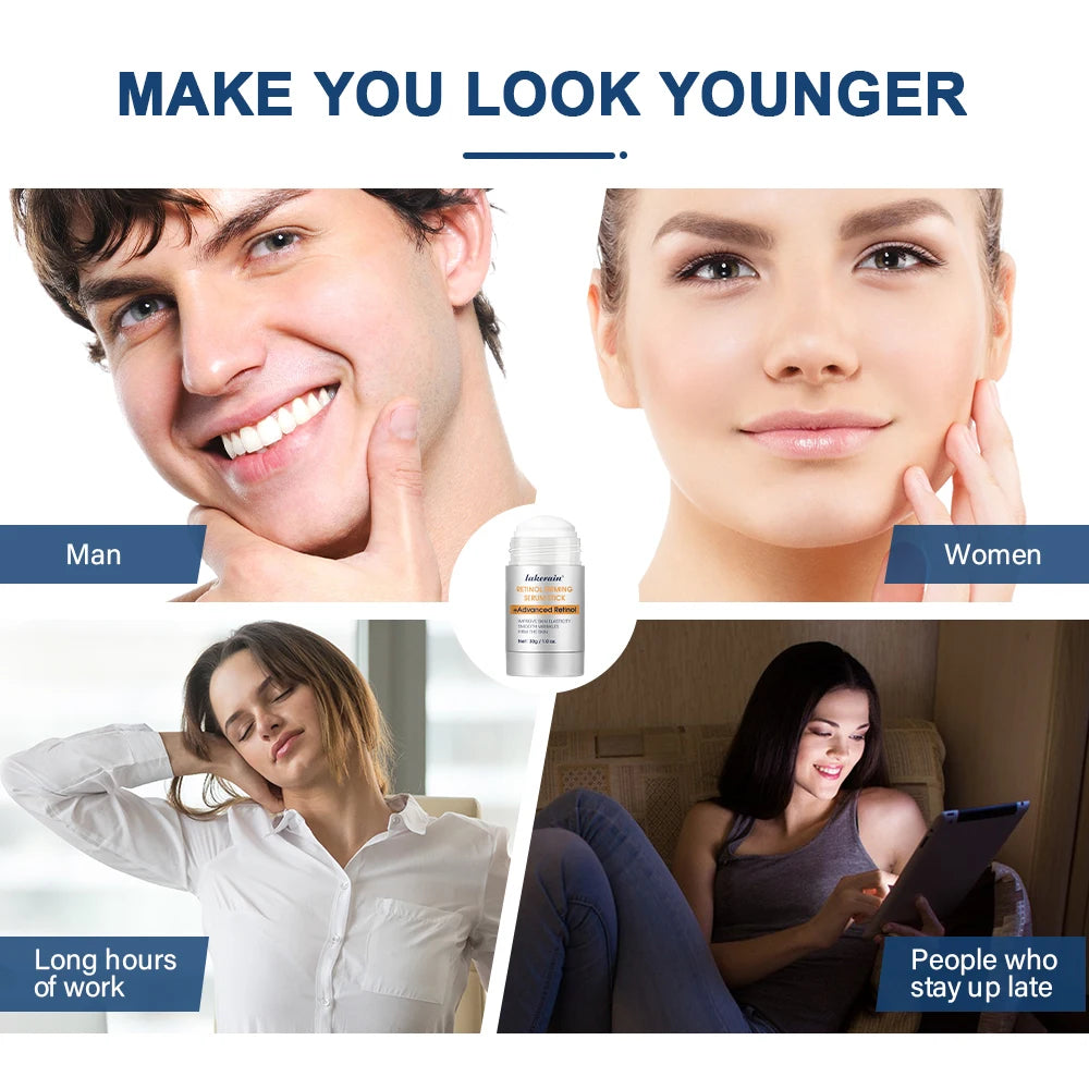 Retinol Eye Lifting Firming Cream Stick Dark Circles Firming Skin Instant Eye Repair Serum Stick For Women Eyes Care Product Peaceful Pleasures Health and Wellness