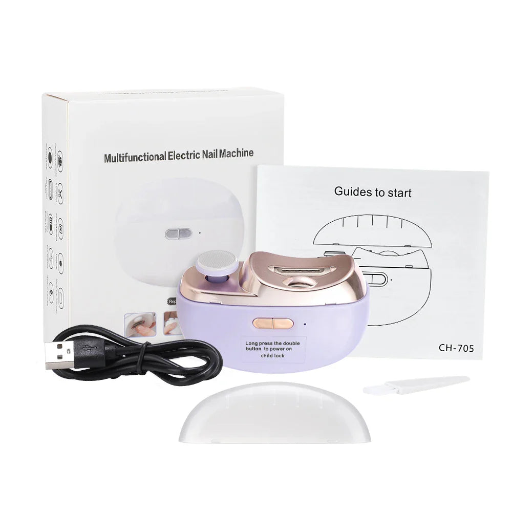 AFDEAL Electric Nail Clipper – Trim, Grind & Polish, Baby & Adult