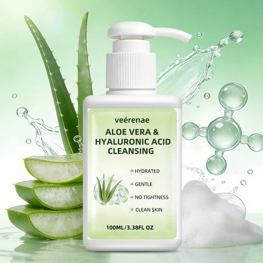 Aloe Vera & Hyaluronic Acid Face Wash | All Skin Types Facial Cleanser Oasis Select