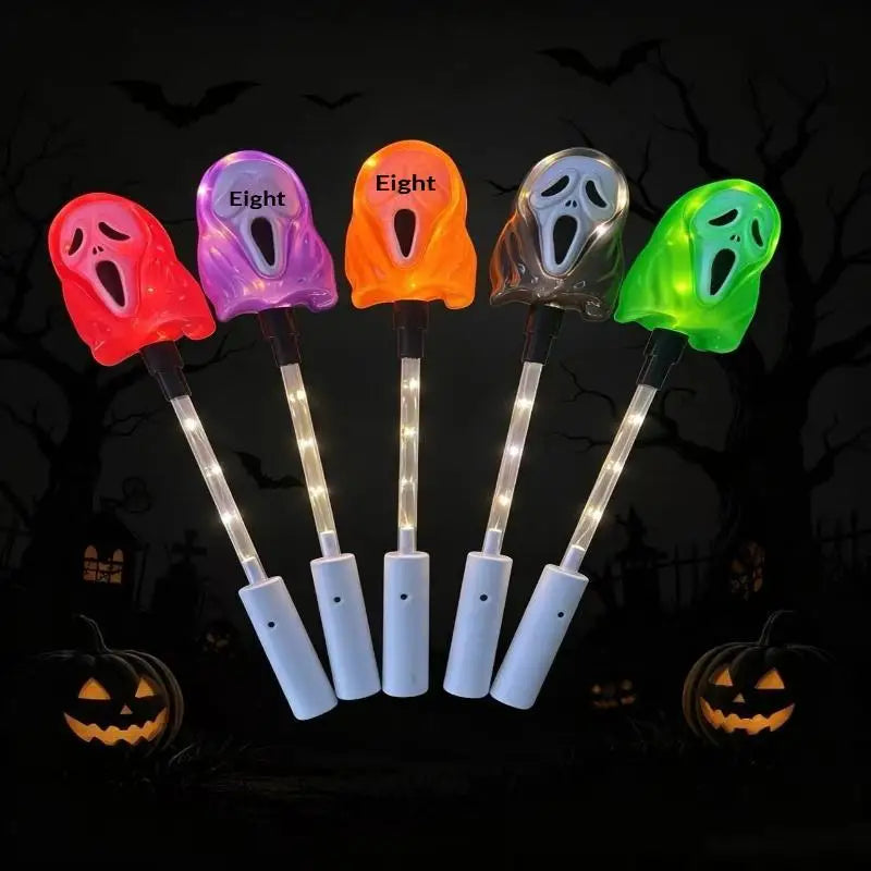 Halloween LED Glow Wands – Flashing Cartoon Kids Party Favors
