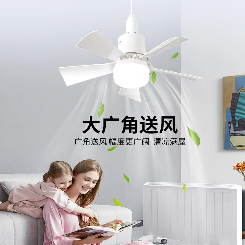 URGGU 30W LED Ceiling Fan E27 Remote Control Dimmable 3-Mode