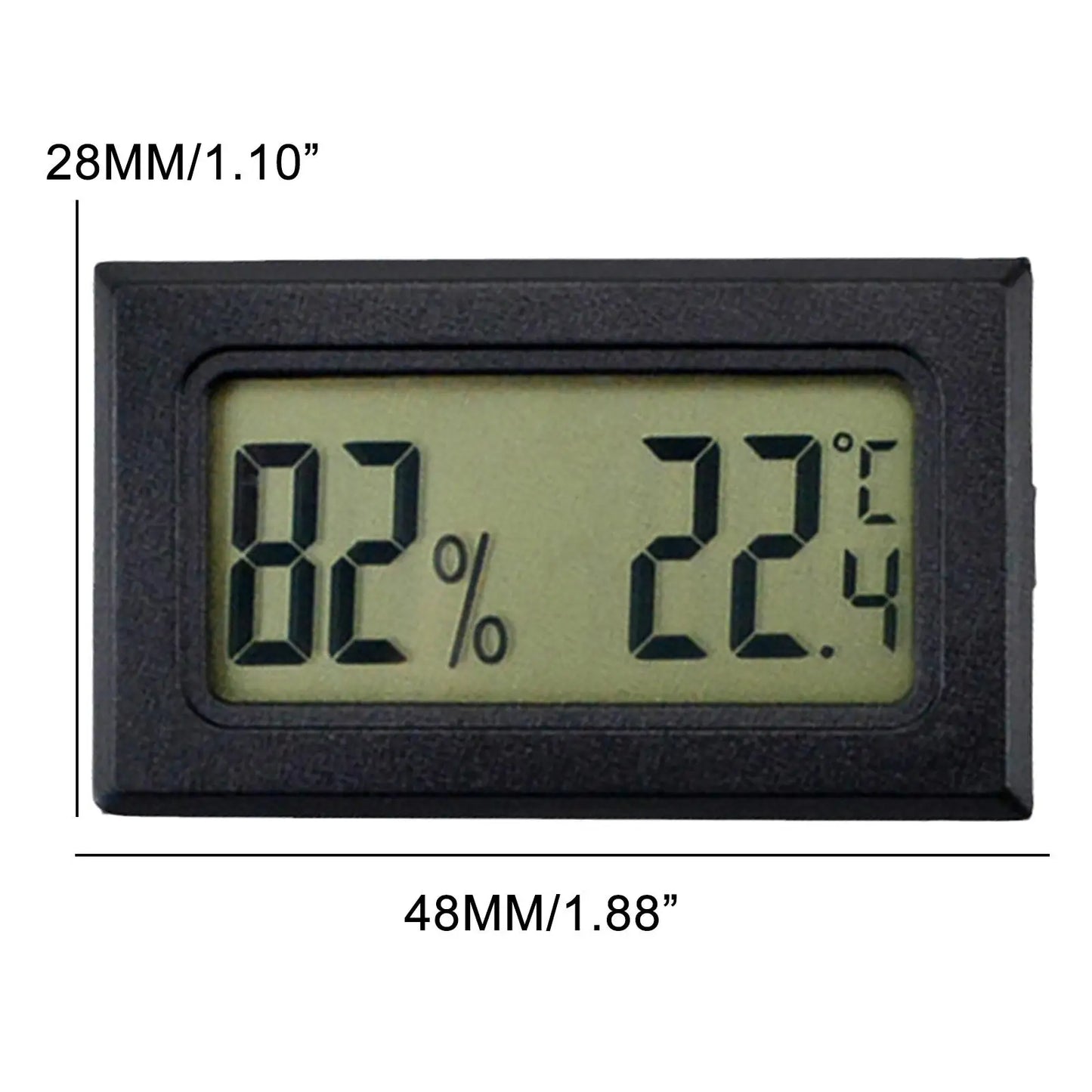 Mini Digital LCD Thermometer Hygrometer | Temp & Humidity Gauge