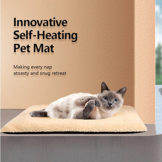 Self-Warming Pet Bed | Washable Non-Slip Cat & Puppy Pad Self-Warming Pet Bed Peaceful Pleasures Health and Wellness
