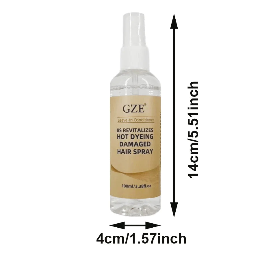 GZE Keratin Mist Spray – Frizz Control & Hair Smoothing 100ml Keratin Hair Spray Peaceful Pleasures Health and Wellness 8 Seconds Hair Spray