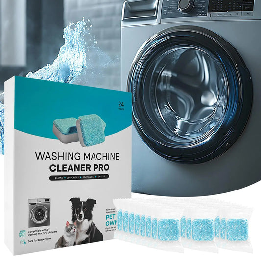 24pcs washing machine cleaning tablets, Washer Cleaning Tablets, Laundry Machine Cleaner Tablets, stain removal and descaling Peaceful Pleasures Health and Wellness