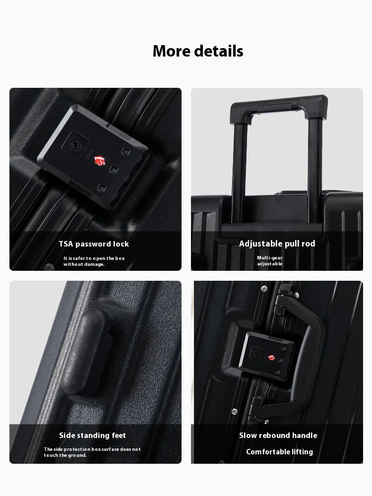 Hard Shell Carry-On Suitcase Rolling Travel Luggage with Spinner Wheels 20 24 26 28 30 Inch Large Capacity Durable Luggage Peaceful Pleasures Health and Wellness