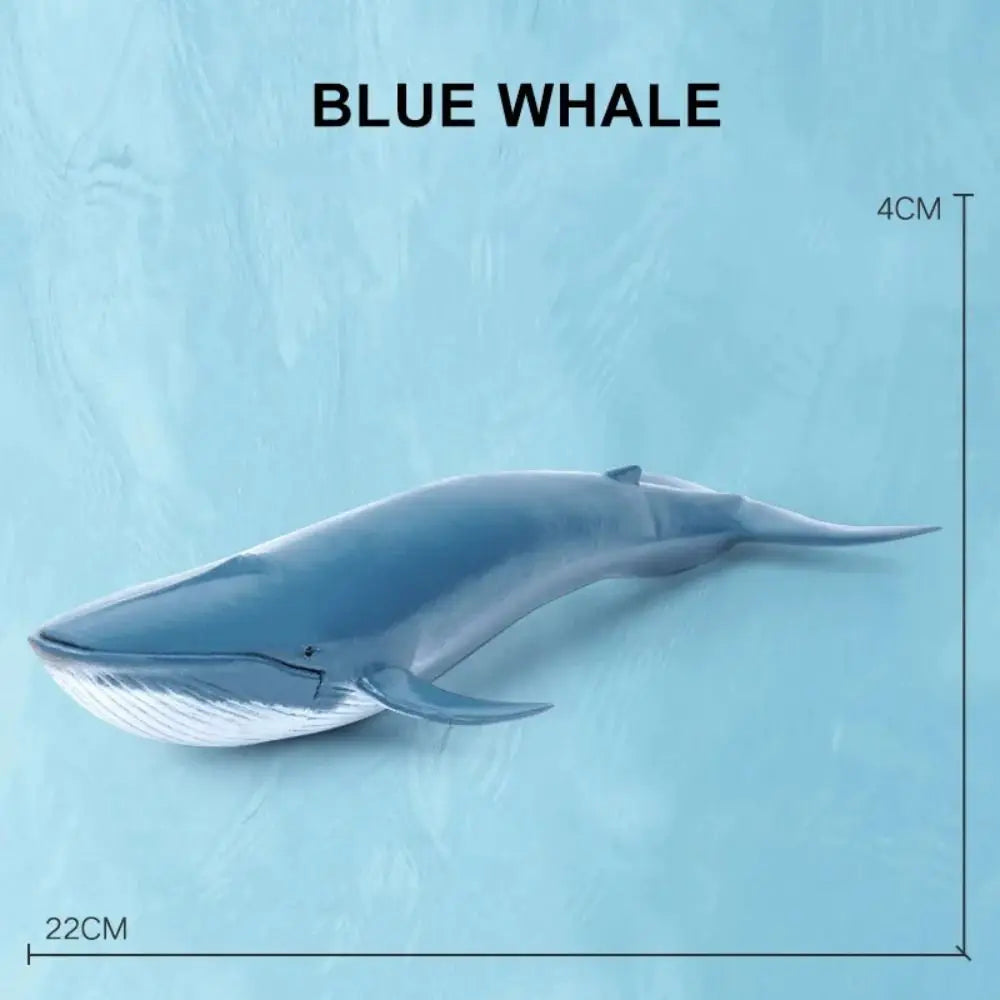 PVC Ocean Animal Figurines – Shark & Whale Sea Life Toys