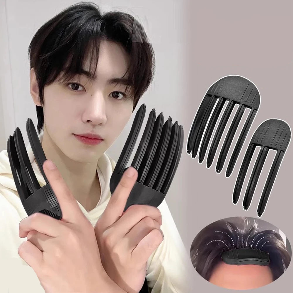 1/2Pcs Simple Fluffy Hair Roots Clips No Heat High Vertex Hair Curler Styling Fluffiness Women Men Volume Wind Sculpting Comb Peaceful Pleasures Health and Wellness
