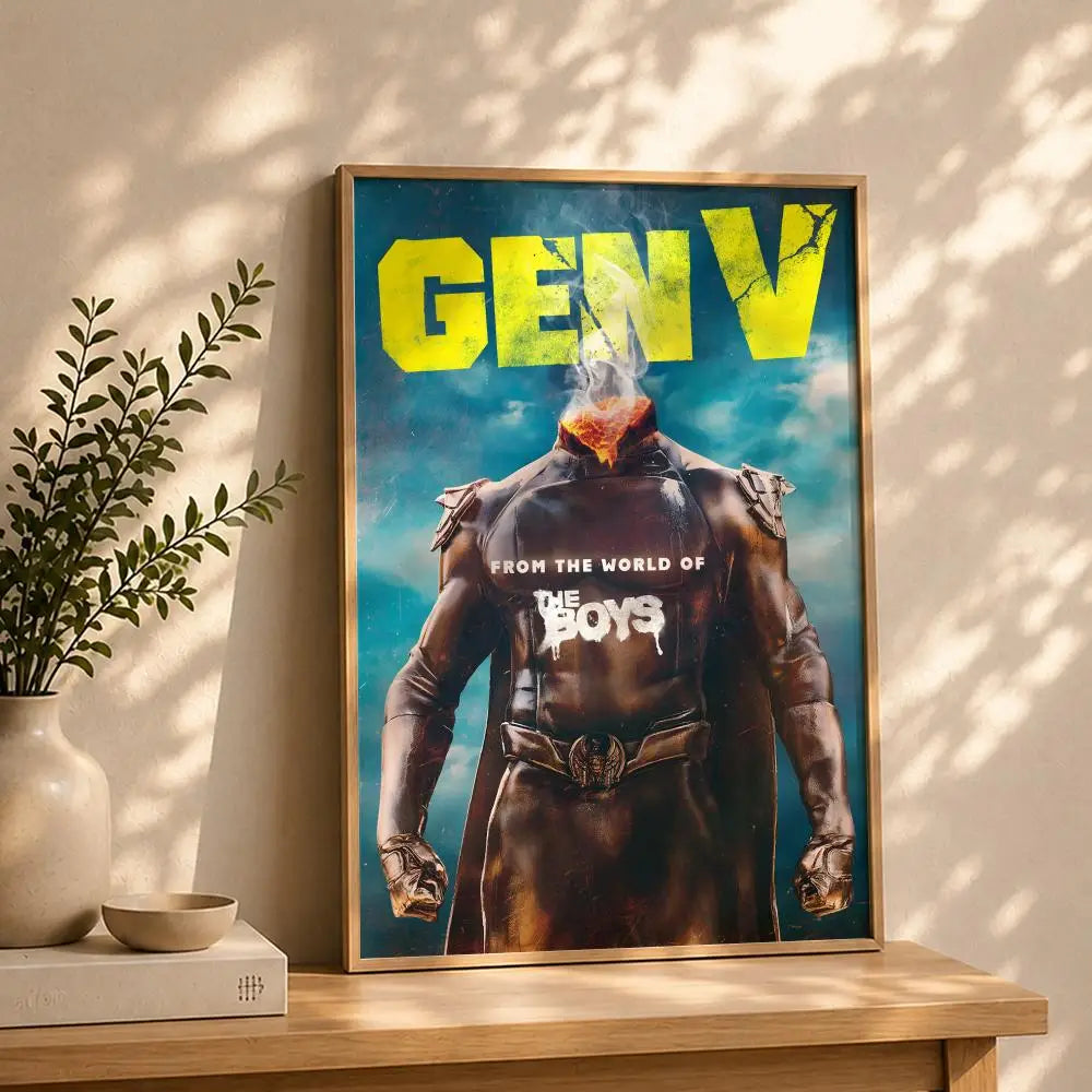 TV G-Gen VS Poster HD Self Adhesive Waterproof Wall Art Ideal for Home Office Dorm Bedroom Great Gift Peaceful Pleasures Health and Wellness