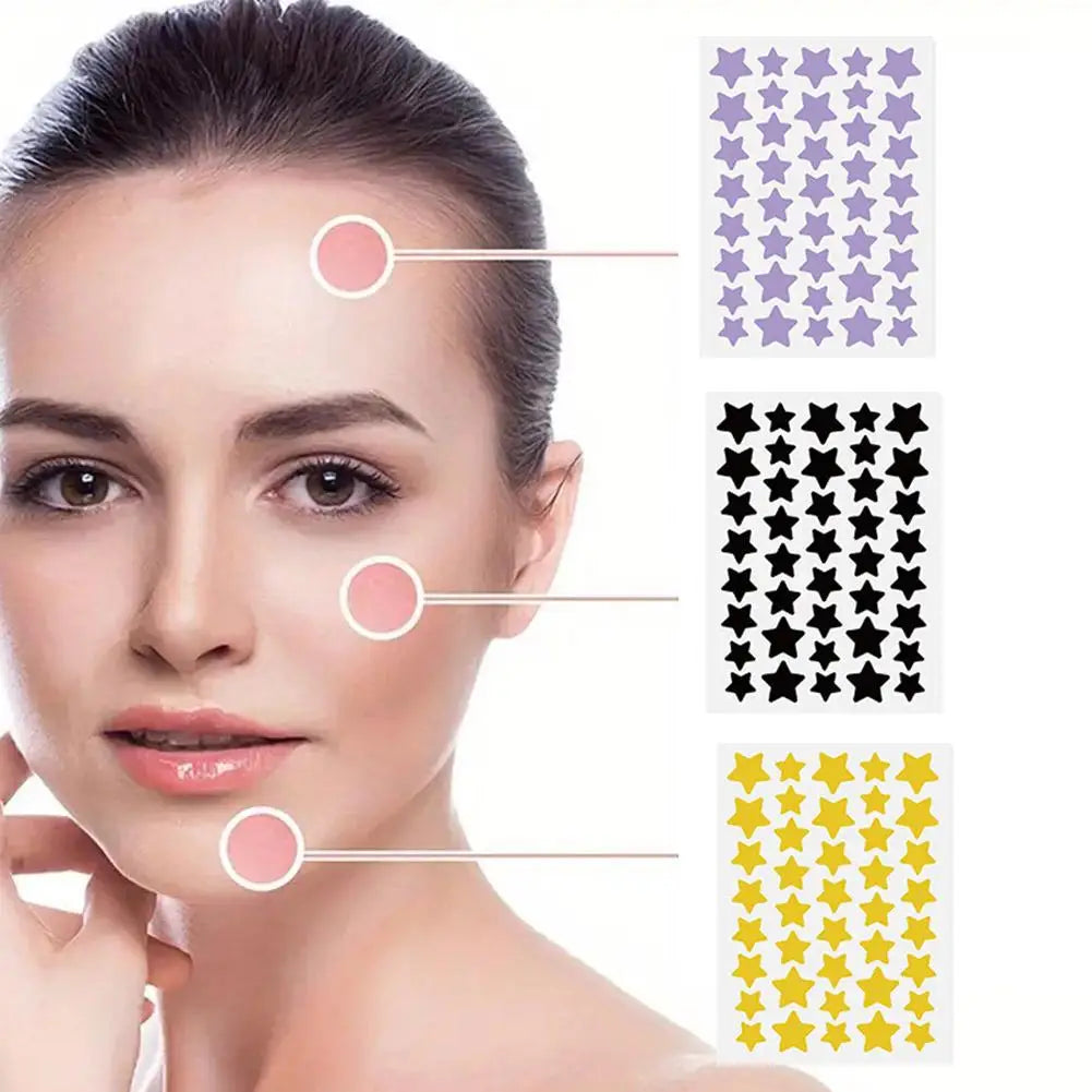 Colorful Star Hydrocolloid Pimple Patches | 960–1440 Pcs