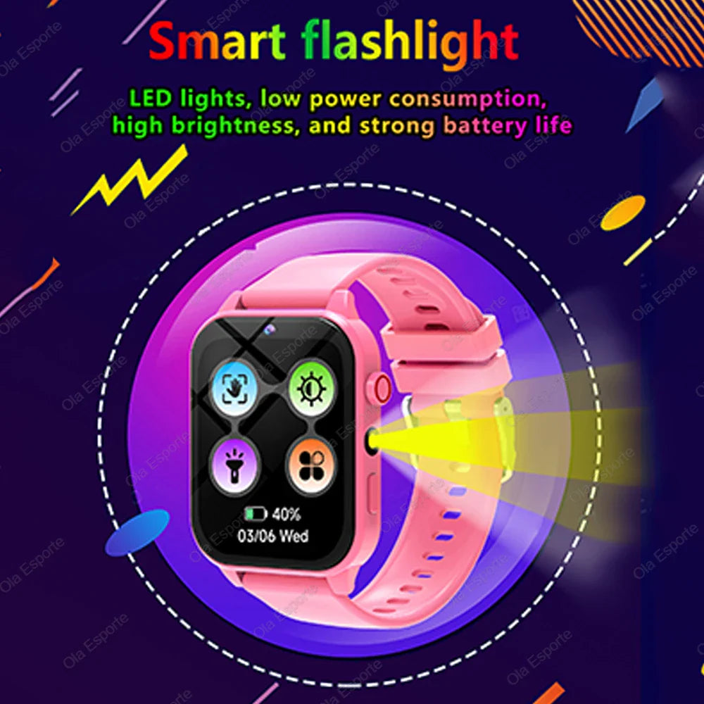 Kids Smart Watch – 18 Games, Pedometer & Sleep Tracker