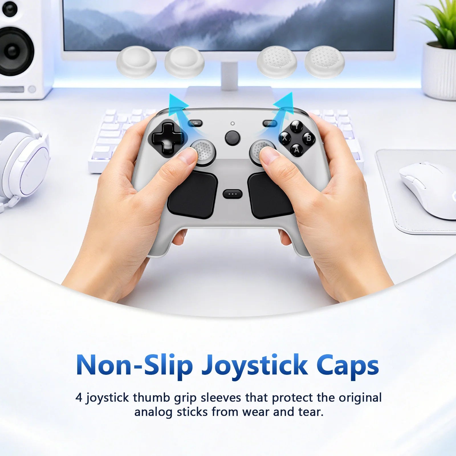 Protective Case For Steam Controller 2 Solid-Color Dustproof Shock-Resistant Case Non-Slip Design Enhance Your Gaming Experience Peaceful Pleasures Health and Wellness