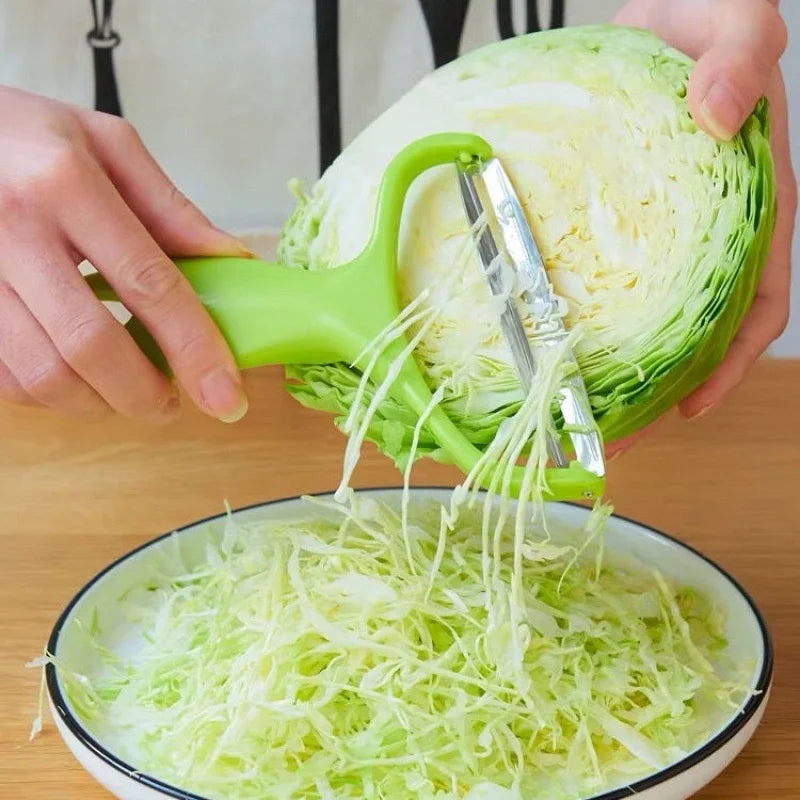 Multifunctional Vegetable Shredder Fruit Peeler Cabbage - Wide Mouth, Easy To Chop Vegetables - Perfect for Kitchen Preparation Peaceful Pleasures Health and Wellness