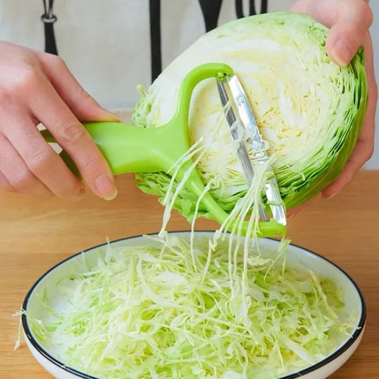 Multifunctional Vegetable Shredder Fruit Peeler Cabbage - Wide Mouth, Easy To Chop Vegetables - Perfect for Kitchen Preparation Peaceful Pleasures Health and Wellness