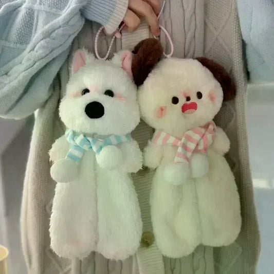 Cute Puppy Plush Pencil Case – Large Capacity Stationery Bag Plush Pencil Case Oasis Select