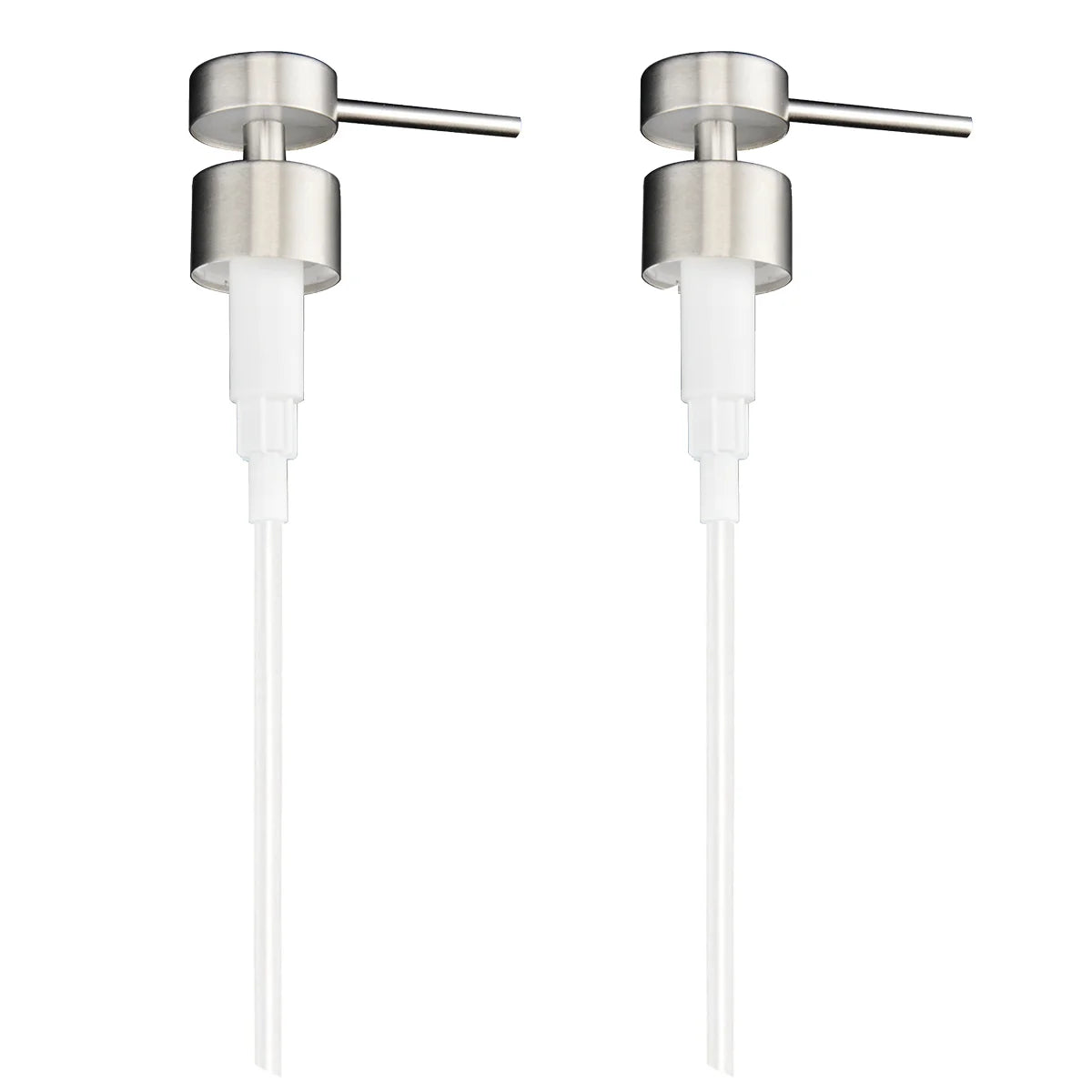 2/4pcs Stainless Steel Soap Pump, Soap Dispenser Pump Replacement Spare Fits 25mm Bottle Mouth, for Kitchen Bathroom Worktop Peaceful Pleasures Health and Wellness 2pcs G China Mainland