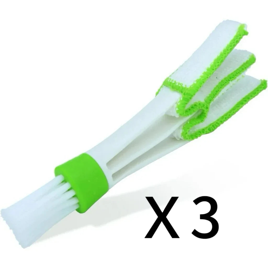 Double-Ended Car Vent & Keyboard Cleaning Brush | Microfiber