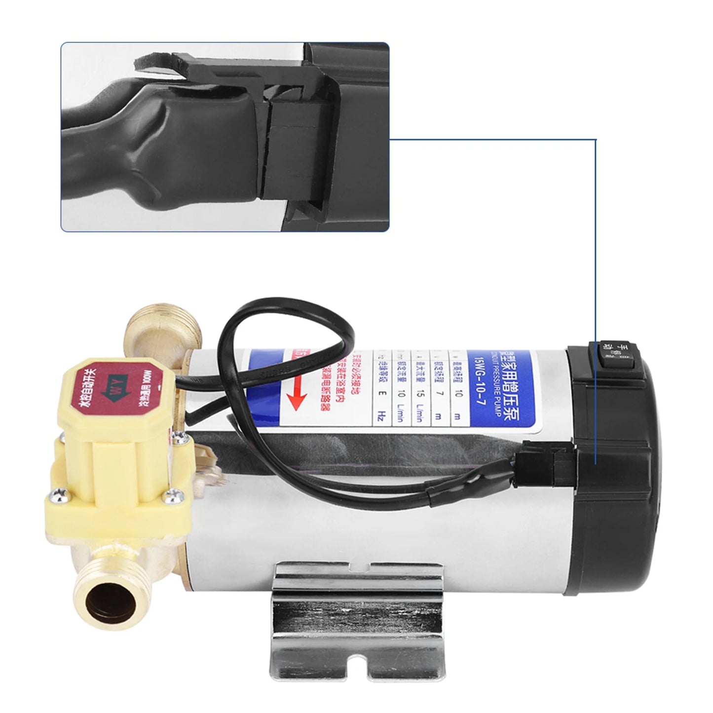 220V 100W Household Boost Pump Automatic Stainless Steel Auto Tap