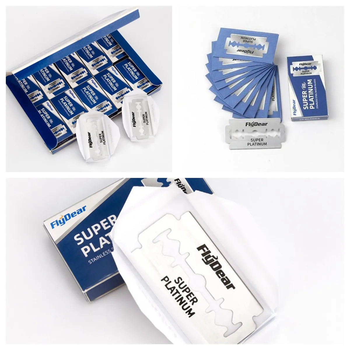 Double Edge Safety Razor Blades for Men | 30/50/100 Pack