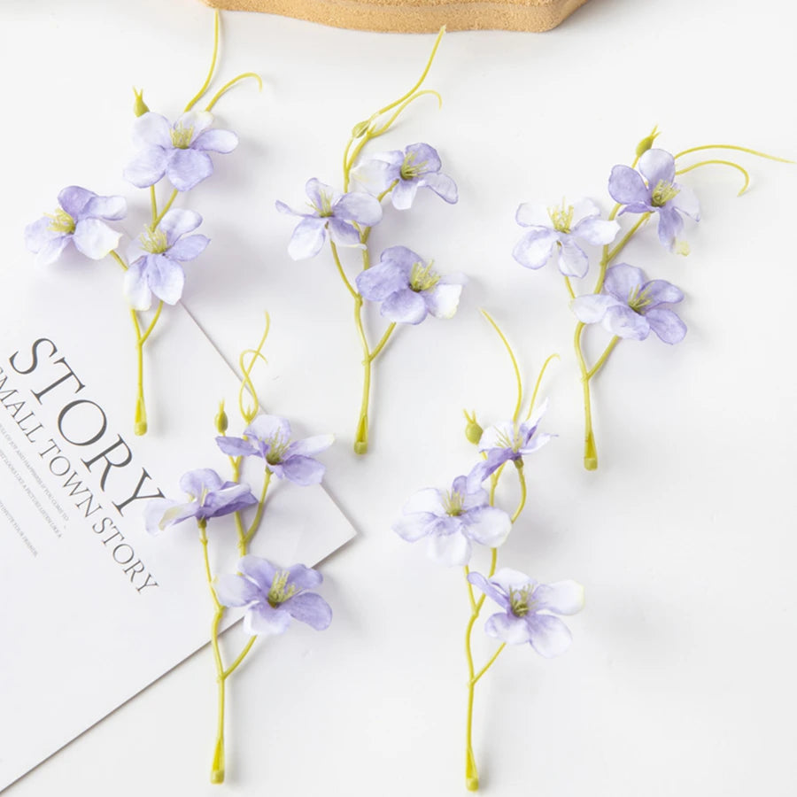Silk Plum Blossom Artificial Flowers 10/30Pcs | Wedding & Decor