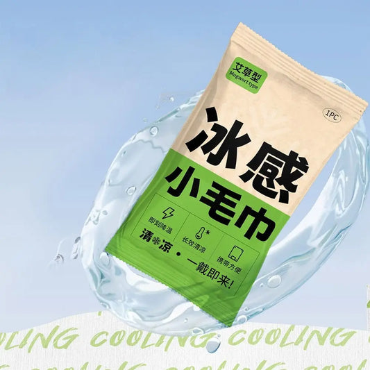 10Pcs New Non Woven Fabric Cooling Towel Breathable Disposable Sweat Wipes Quick Drying Sunstroke Prevention Ice Wipes Summer Peaceful Pleasures Health and Wellness