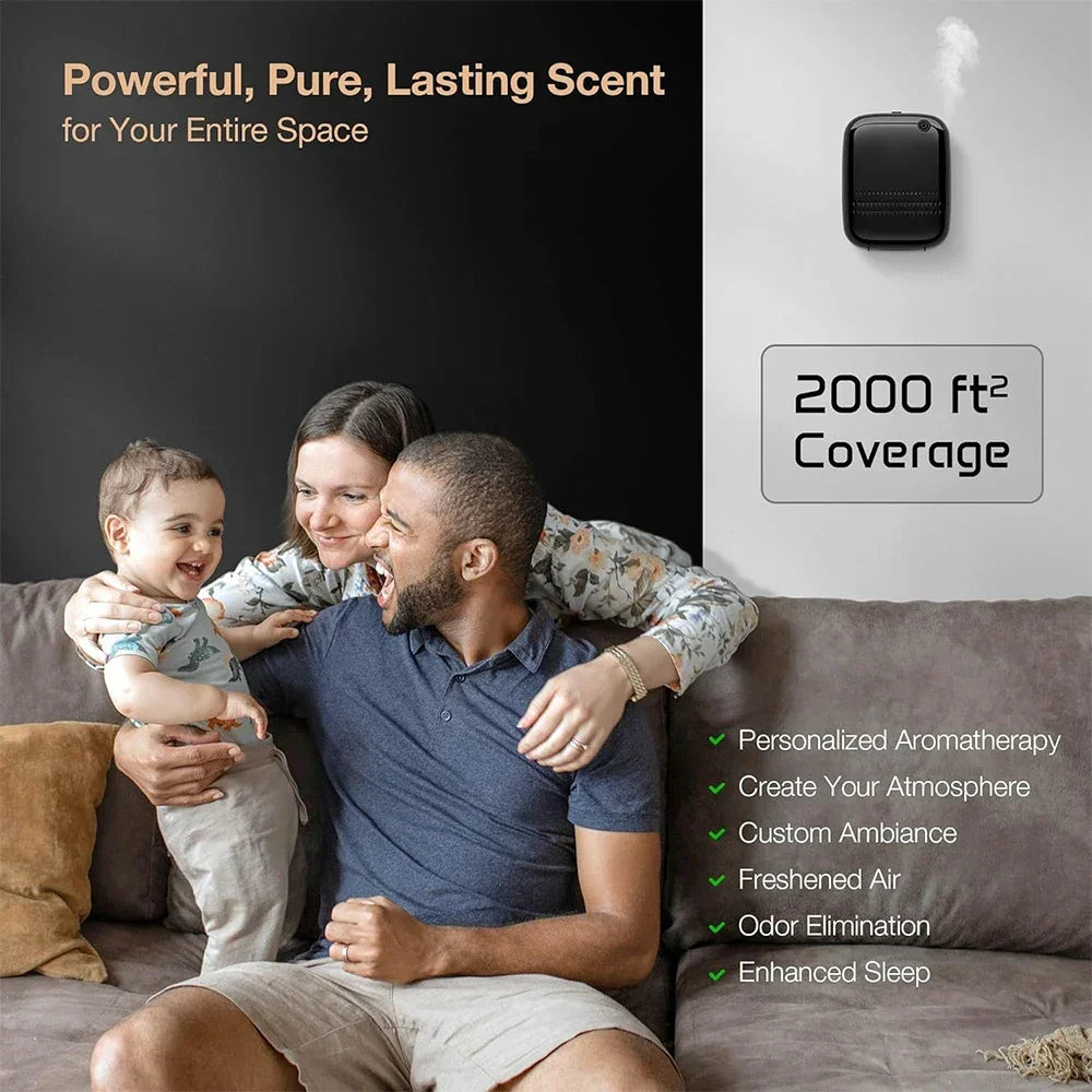 NAMSTE Bluetooth Waterless Oil Diffuser – 2,000 Sq Ft Peaceful Pleasures Health and Wellness
