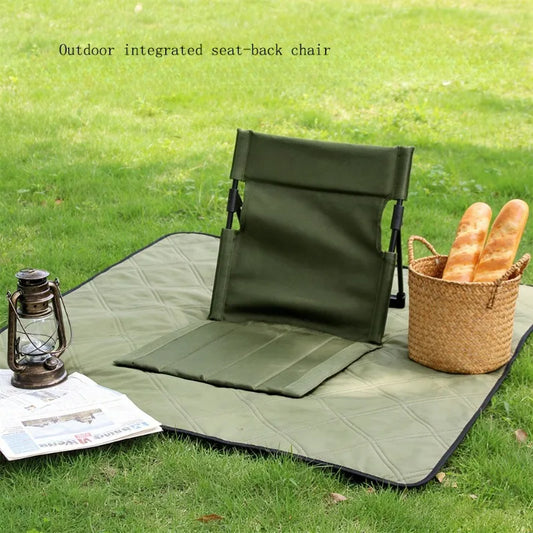 Portable Camping Folding Chair Mat Lawn Chair Outdoor Folding Beach Garden Reclining Chair Tent Leisure Chair Peaceful Pleasures Health and Wellness
