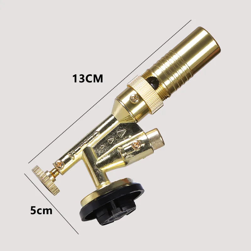 Copper Alloy Butane Torch Head – Adjustable Flame for Kitchen & BBQ