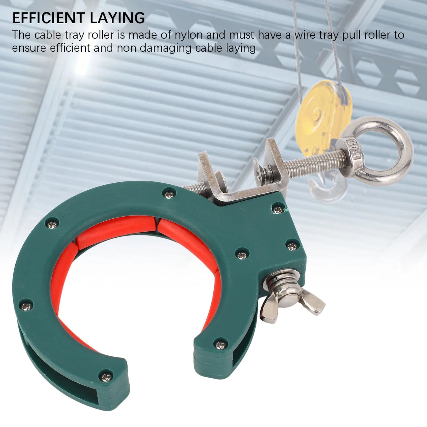 Cable Tray Roller Threading Wire Pulling Pulley Stainless Steel Thickened Dual Use Tool 65mm Cable Threading Wire Pulling Pulley Peaceful Pleasures Health and Wellness