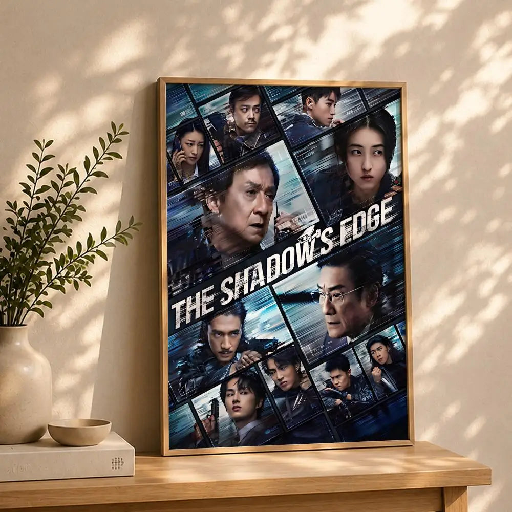 Bu Feng Zhui Ying Movie Poster – HD Self-Adhesive Wall Art Movie Wall Poster Peaceful Pleasures Health and Wellness White4 40X50cmNoframe