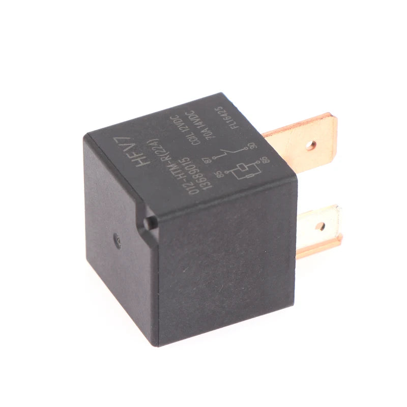 1 PC 12V Relay HFV7 012-HTM-R 70A 12VDC 4Pins Car Relay Peaceful Pleasures Health and Wellness