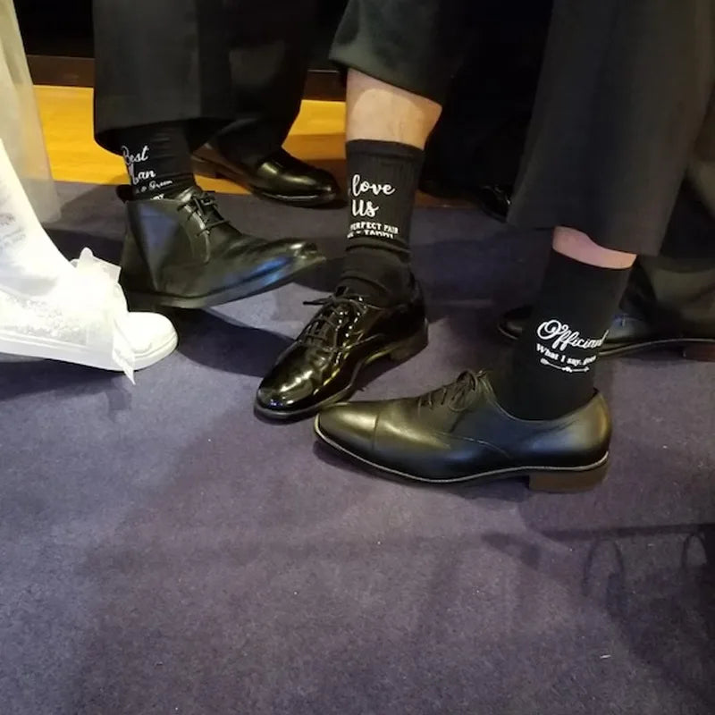Officiant "What I Say Goes" Funny Wedding Socks | Gift