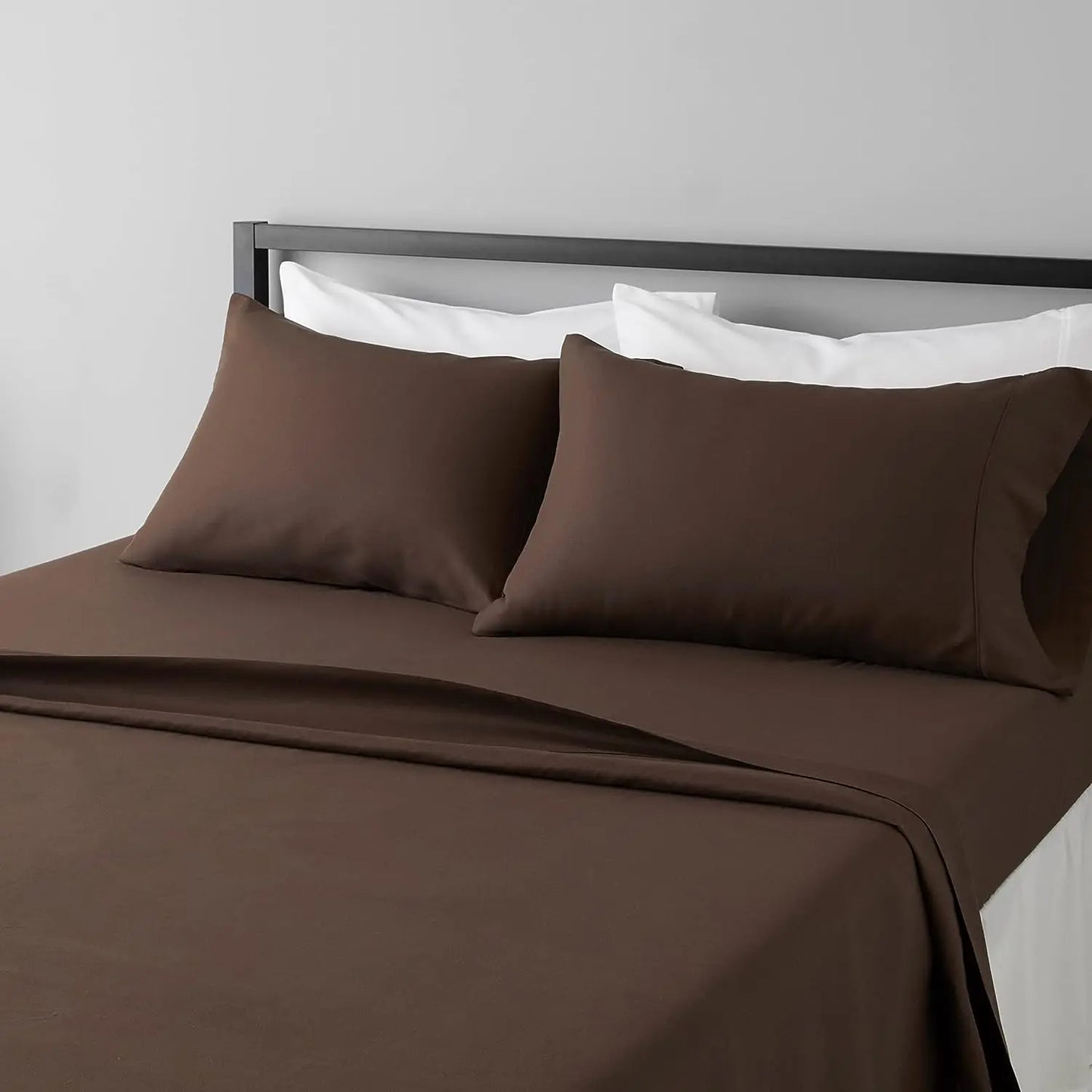 BATTILO 4-Piece Microfiber Bed Sheet Set | Twin to King