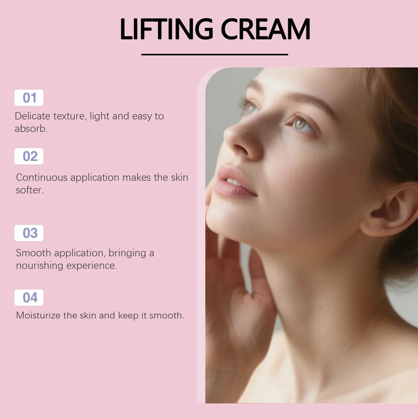 Neck Cream with Roller Massager – Moisturizing Neck Skincare