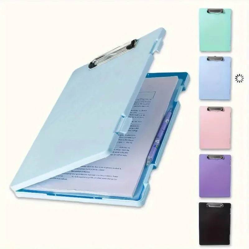 Hard Shell File Folder Storage Box | Desktop Office Organizer