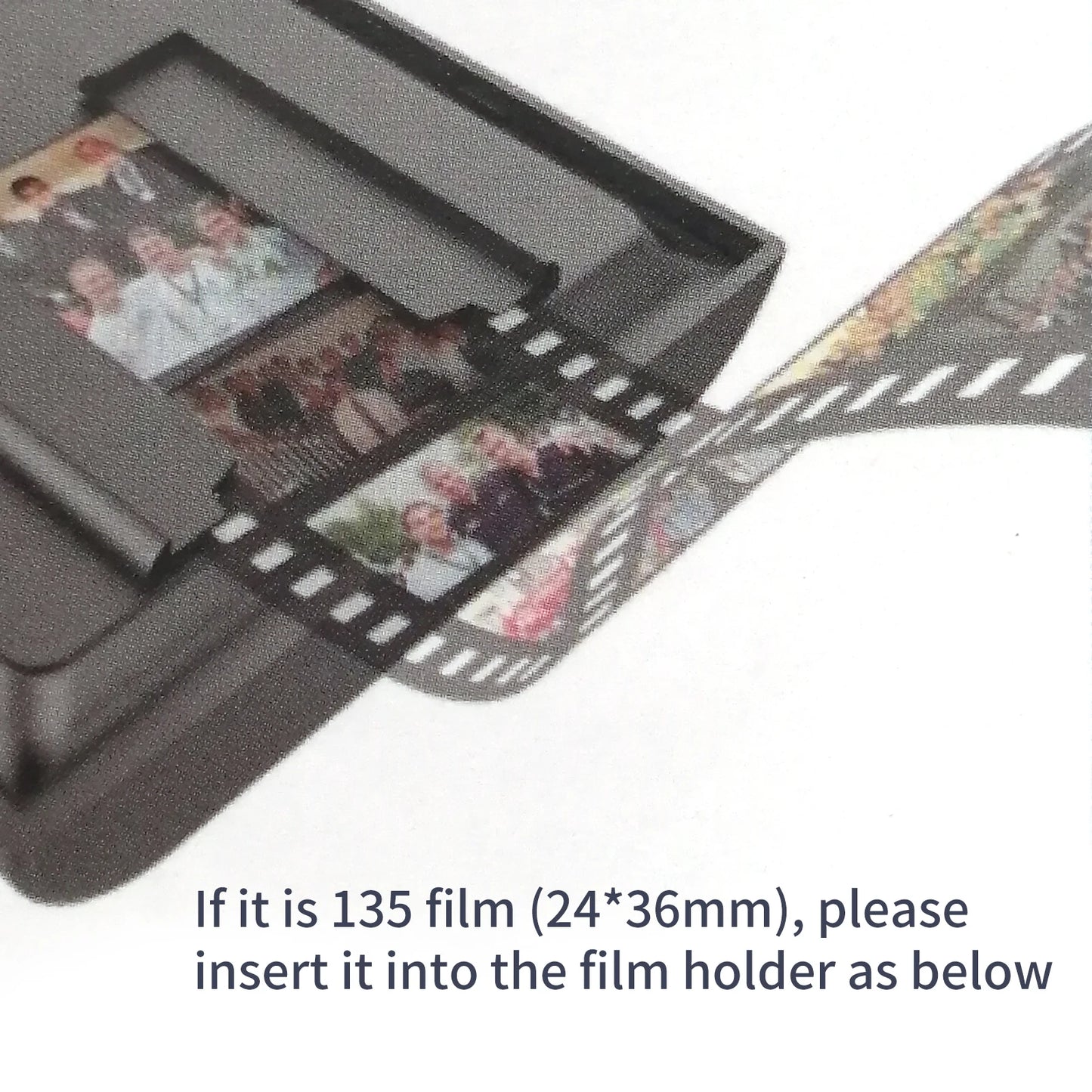 Negatives Slides LED Backlight Mobile Film Slide Scanner APP Foldable