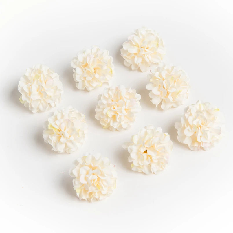Silk Carnation Artificial Flower Heads | Wedding & Home Decor