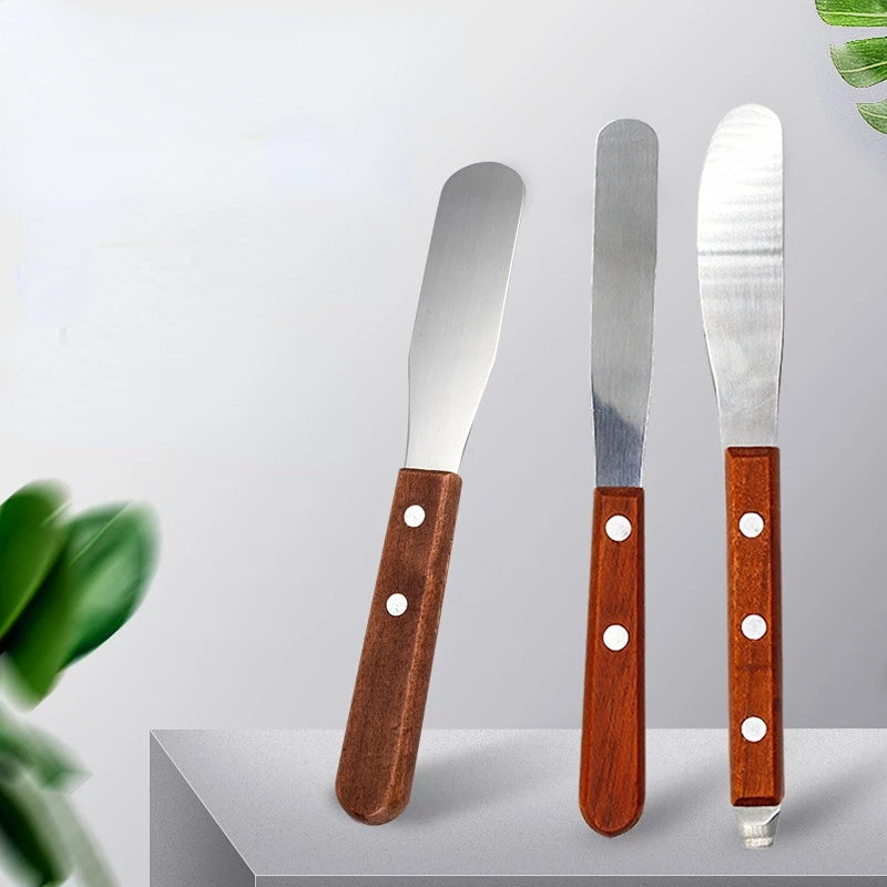 1Pcs Dental Plaster Spatula Alginate Mixing Knife Stainless Steel Dental Lab Impression Material Plaster Spatula Dentist Tools Peaceful Pleasures Health and Wellness