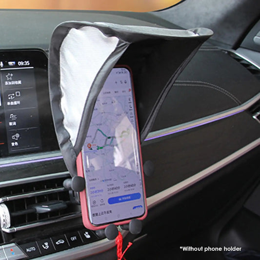 Phone Sun Shade Umbrella for Car, Bike & Motorcycle | UV Block Phone Sun Shade Peaceful Pleasures Health and Wellness