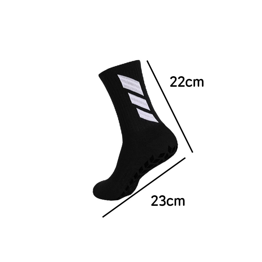1 pair of socks football socks men's anti slip hospital yoga anti slip training sports socks Peaceful Pleasures Health and Wellness