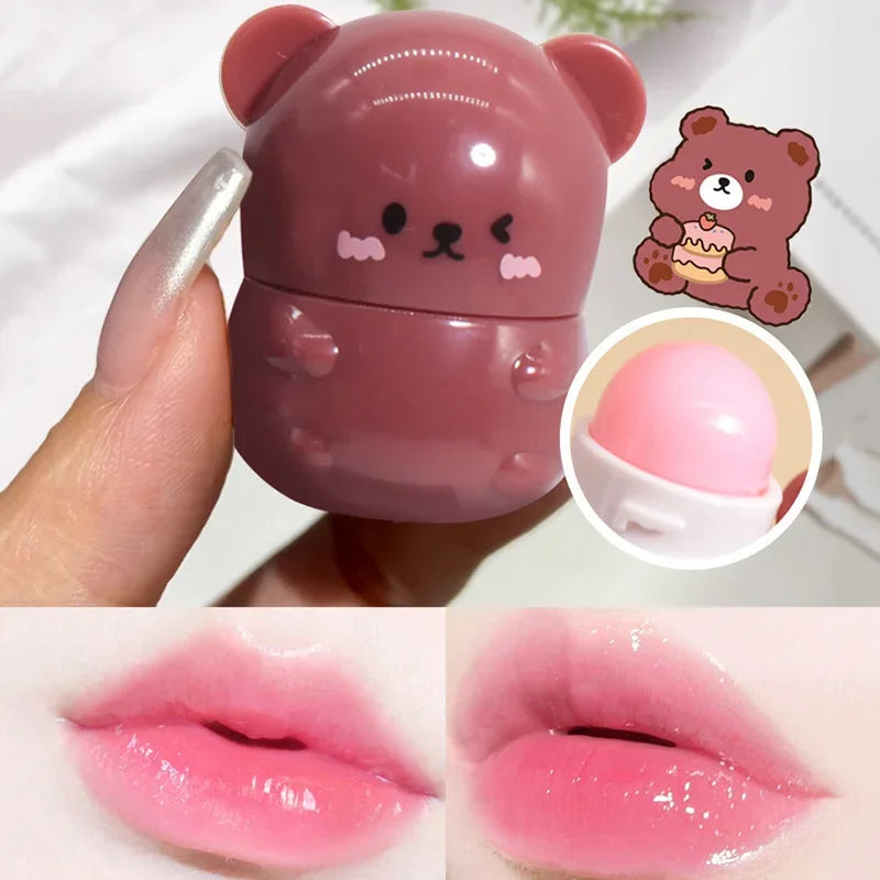 Color-Changing Rabbit Lip Balm Ball | Moisturizing Lip Care