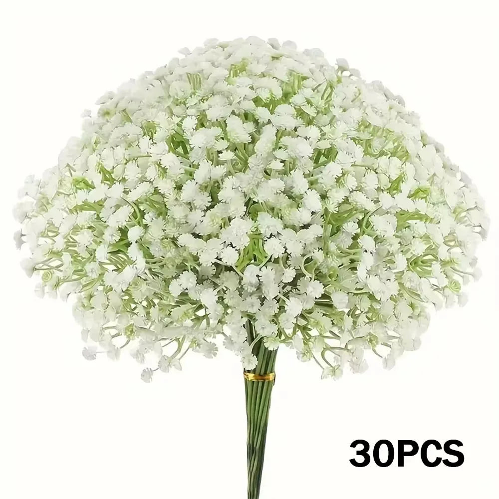 30pcs Artificial Baby's Breath Gypsophila Flowers | Wedding Decor
