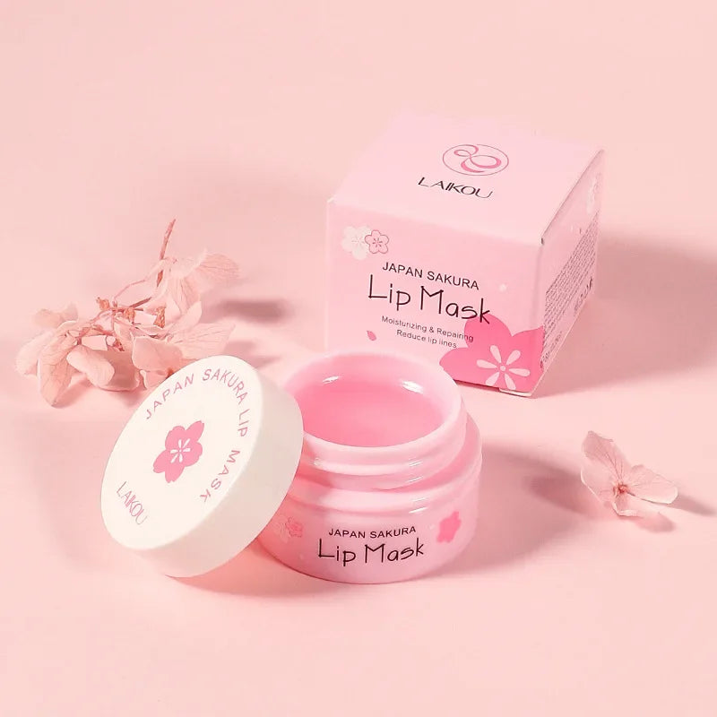LAIKOU Sakura Overnight Lip Mask 8g – Hydrate & Repair Lips