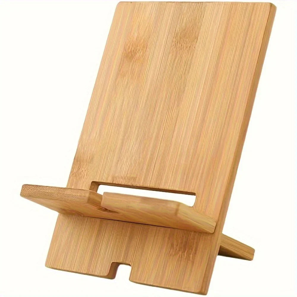 Universal Wooden Phone & Tablet Stand | Desk Holder Bracket