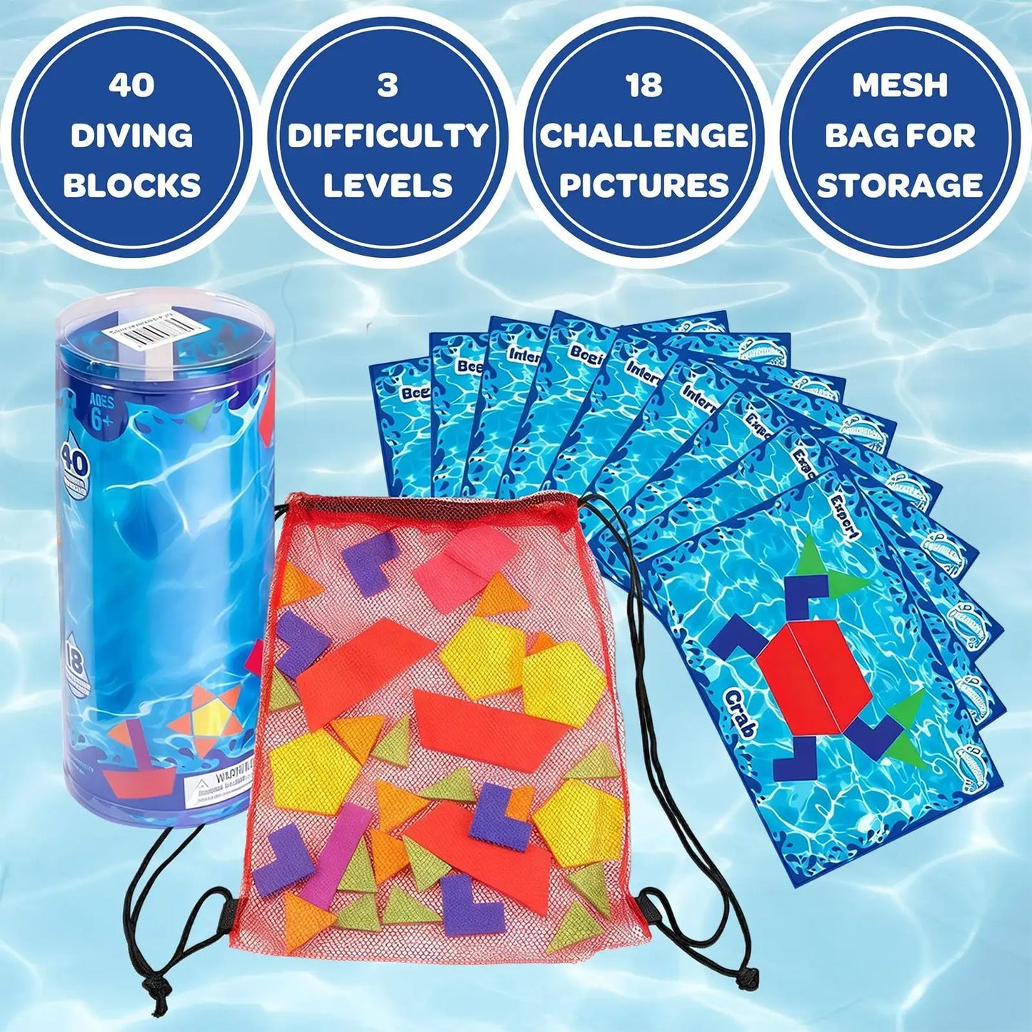 Diving Gems Pool Toy Set – Underwater Game for Kids & Families