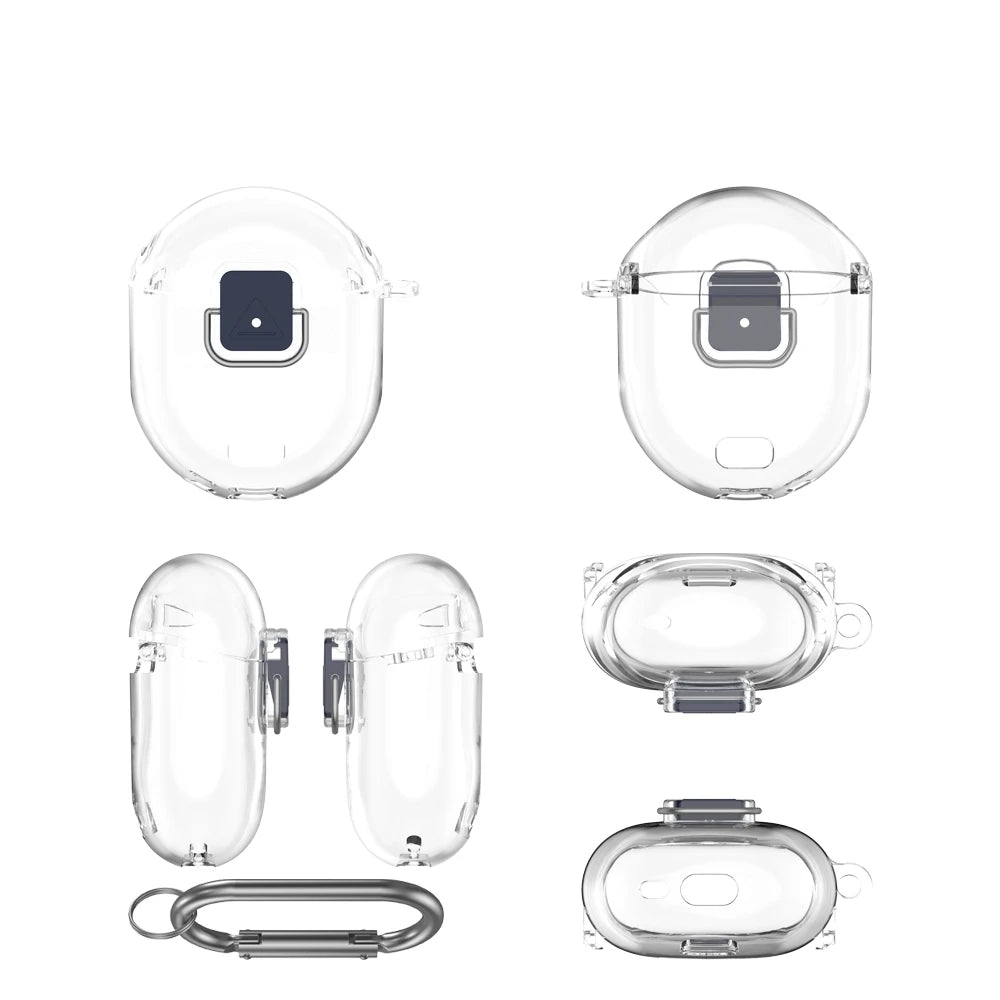 Hard Shell Case TPU Protective Cover For Google Pixel Buds Pro 2 Anti-Scratch Dust-Proof And Shockproof Protective Sleeve Peaceful Pleasures Health and Wellness Transparent White