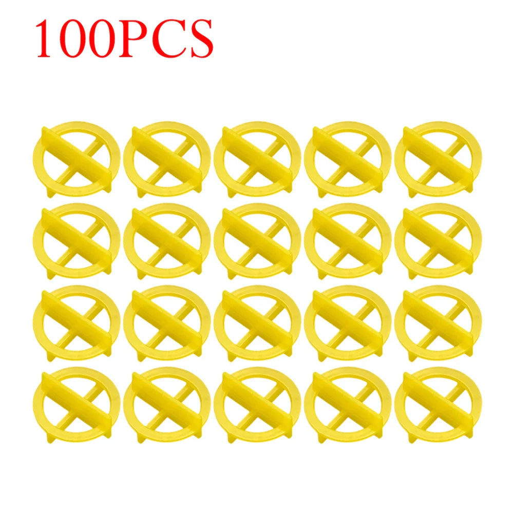 100-Piece Tile Leveling System – Spacer Clips & Wedges 1–3mm