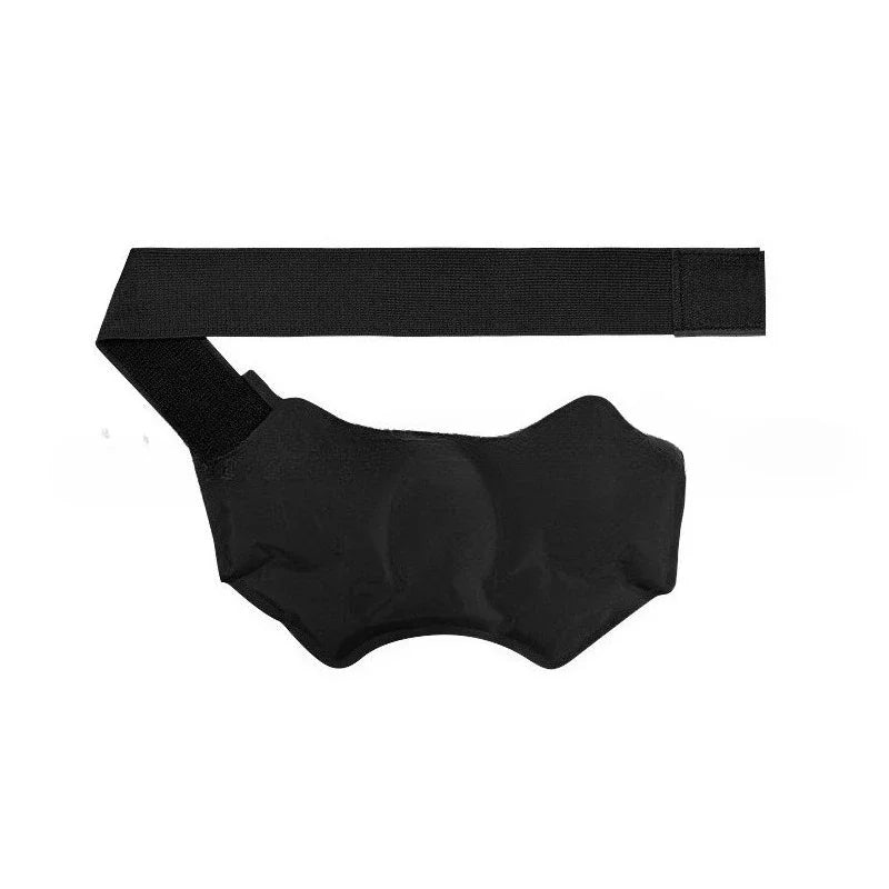 1/2PCS Ankle Ice Pack Wrap Ice Pack Reusable Cold Pack Wrap Hot Cold Compress 360° Wrap Design Physical Cooling Foot Care Tools Peaceful Pleasures Health and Wellness Black 1PC