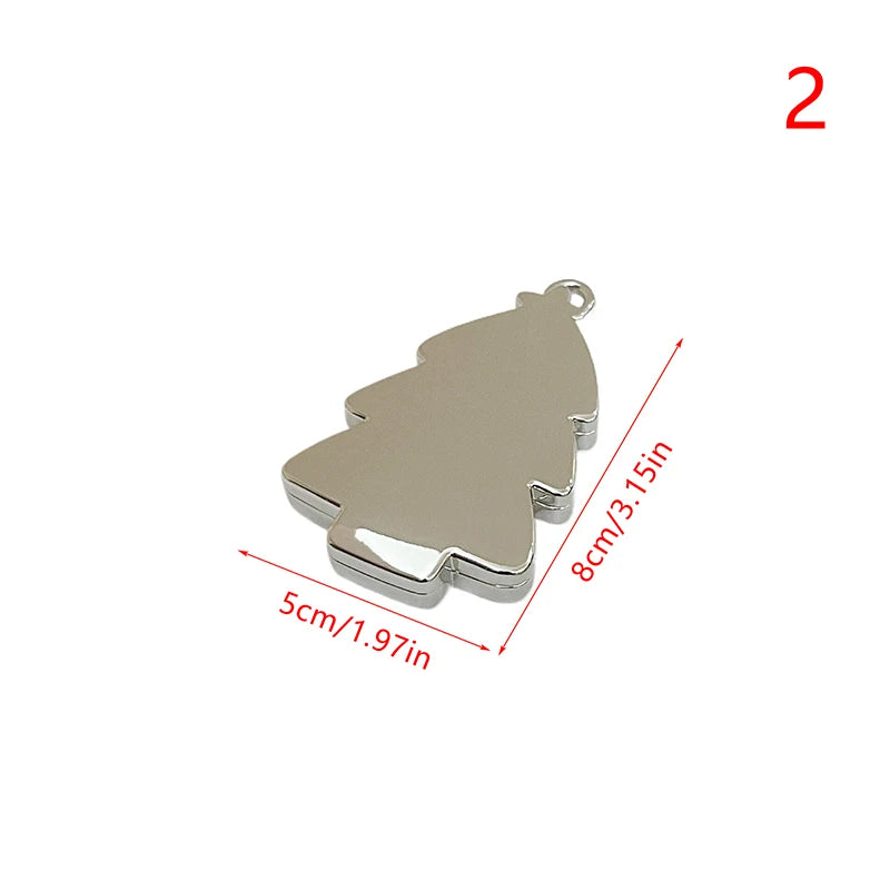 Christmas Tree Snowflake Stock Cosmetic Mirror Sliding Folding Mirror Girls Carry-On Mirror Unbreakable Compact Vanity Mirror Peaceful Pleasures Health and Wellness 2
