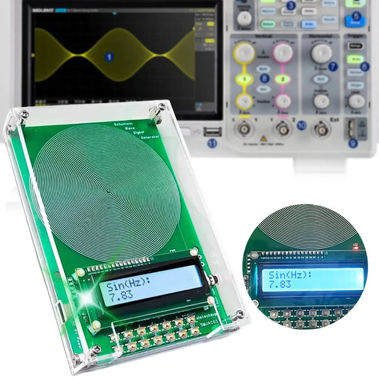 0.01hz-100000hz Frequency Modulation Premium Chip Schumann-Wave Generator Pure Sine Frequency Modulation Signal Generator Peaceful Pleasures Health and Wellness